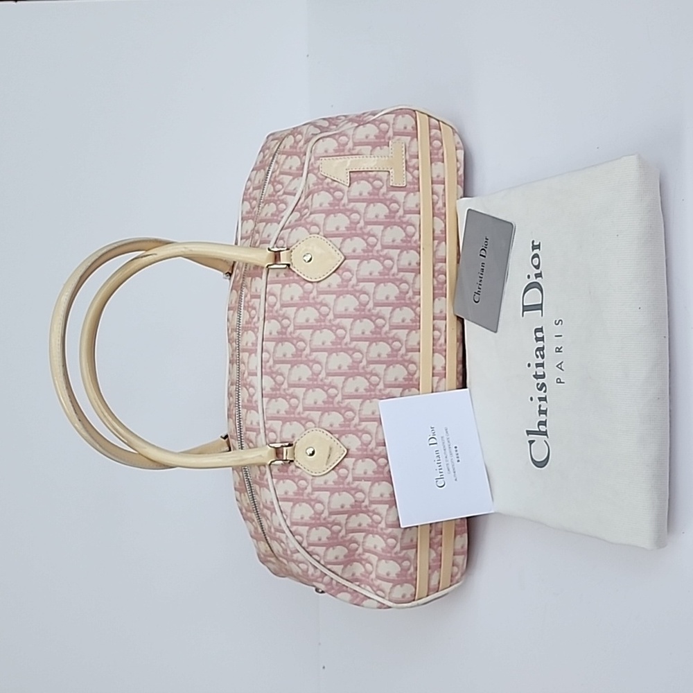 Vintage Christian Dior Bowling Bag